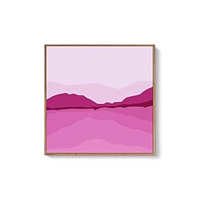 Framed Canvas Wall Art Natural Scenery Canvas Prints Home Artwork Decoration for Living Room,Bedroom - 16x16 inches