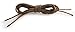 OrthoStep Waxed Very Thin Dress Round Light Brown 36 inch Shoelaces 2 Pair Pack