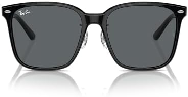 Amazon.com: Ray-Ban Unisex Rb4335 Rectangular Sunglasses, Black