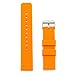 CIVO Quick Release Silicone Watch Bands Soft Rubber Watch Strap Smart Watch Band Stainless Steel Buckle 18mm 20mm 22mm (Pumpkin, 22mm)