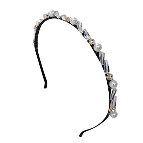 New Women's Pearl Decoration Headband Head Hoop Hair Accessories Fashion Hair Hoop Hairhands