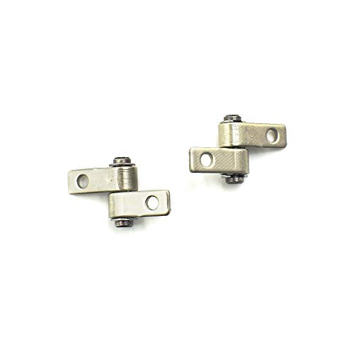 Cyful 360 Degree Rotation Torque Type Friction Positioning Hinge Silver without Screws - (2 Pcs) - Thumbnail 3