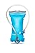 HydraPak Velocity (1.5L or 2L Hydration Reservoir) Slim Water Bladder/Reservoir, Self-Sealing Bite Valve, Leak Proof, Fully Reversible, Dishwasher Safe