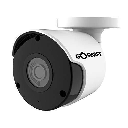 Goswift 1080p HD Weatherproof Bullet Security IP Camera 2MP, 100 Foot Night Vision, 3.6mm Wide Angle Lens, POE, Onvif