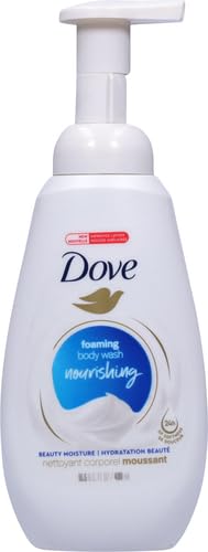 DOVE INSTANT FOAMING BODY WASH FOR SOFT, SMOOTH SKIN DEEP MOISTURE CLEANSER THAT EFFECTIVELY WASHES AWAY BACTERIA WHILE NOURISHING YOUR SKIN 13.5 OZ
