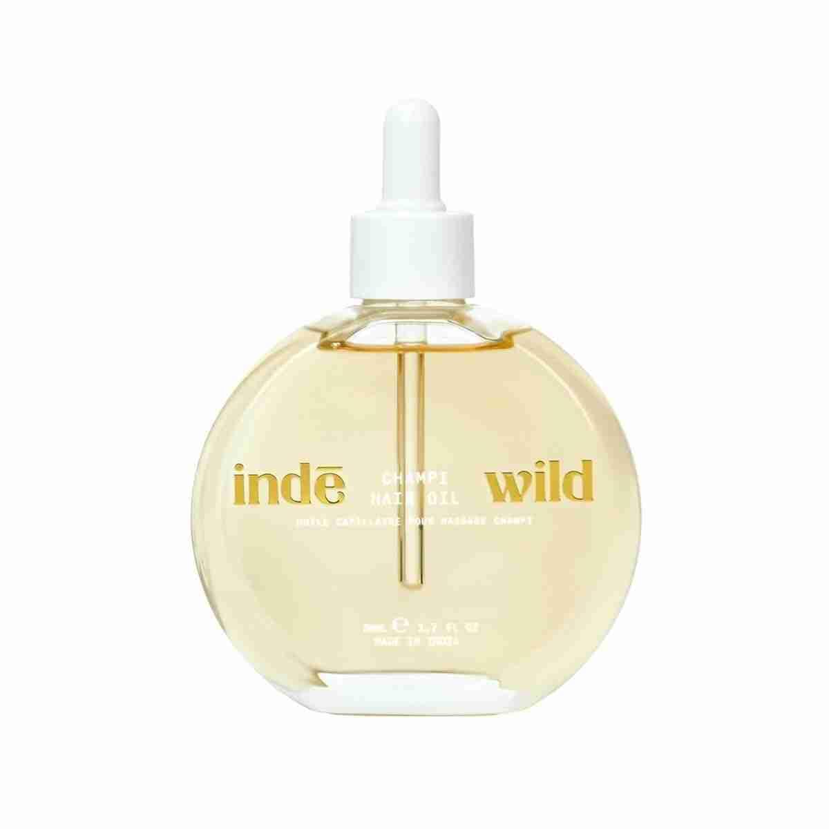 Photo 1 of i'nde w'ild Champi Hair Oil (50 ml) with Brahmi, Amla, and Bhringraj | Ayurvedic Hair Growth Oil for Dandruff, Hairfall, & Thicker, Fuller Hair | 16+ Ayurvedic Actives | Calming Fragrance