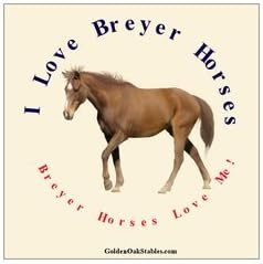 "I Love Breyer Horses" Temporary Tattoo