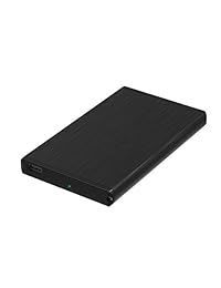 Sabrent Ultra Slim aluminio externo USB a SATA de 2,5 pulgadas Caja de disco duro