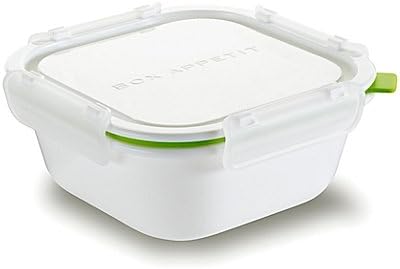 31 oz. Square Lunch Box in Lime l Sandwiches, Snacks, and Meals l Bring them to Work or School