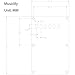 Musiclily 6 Hole Guitar Back Plate Tremolo Cavity Cover Backplate for China Made Squier Guitar Parts,3Ply Black