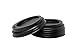 Karat C-KDL508B Sipper Dome Lid for Hot Cups (Fits 8 oz Capacity), Black (Case of 1000)