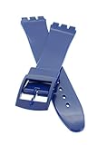 PerFit Swatch Replacement Watch Band to fit Originals Gent, Lady, and others, Choose Your Size/Color (Gloss Blue)