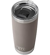 YETI Rambler 20 oz Tumbler, Stainless Steel, Vacuum Insulated with MagSlider Lid, Sharptail Taupe
