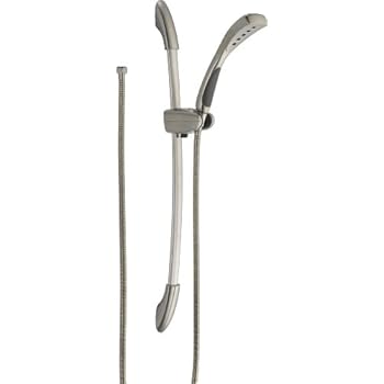 Delta 75802SN Adjustable Height Hand Held Shower Head With ...