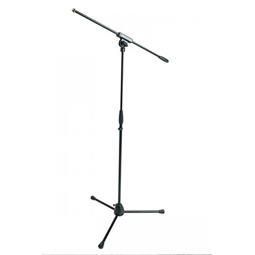 Microphone Stand with Boom, Tripod Base in Cast Aluminium A Print