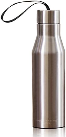 Greenwaves Stainless Steel Double Wall Vacuum Insulated Water Bottle Thermos 25 Oz | Wide Mouth, Sweat Proof Body, Carrying Cord & Leak Proof Lid | For Sports, Travel, Camping, Coffee, Beer & More