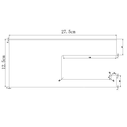 ZUNTO Bathroom Shelf/Bathroom Shelves - Adhesive Shower Shelves with Bathroom Hand Towel Bar Holder No Drilling, Aluminum