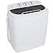 HomGarden Portable Washing Machine Twin Tub, 13lbs Total Capacity Compact Mini Washer and Spin Dryer with Timer Control, Built-in Drain Pump and Inlet Hose, Perfect for Apartment, Dorm, RV, Camping