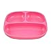 Re-Play 3 Count Divided Plates, Pink, Green, Sunny Yellow