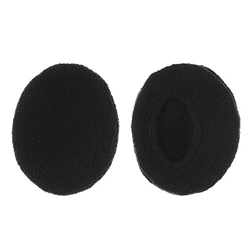 Bandless Ear Warmers/Earmuffs Winter Ear Covers Outdoor Fleece Ear Muffs for Men Women Kids(Black)