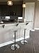 2 x Acrylic Hydraulic Lift Adjustable Counter Bar Stool Dining Chair Clear -Pack of 2 (2012)