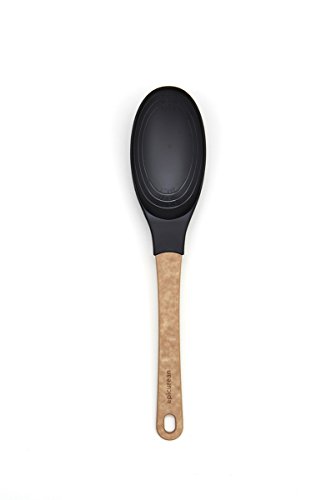 Epicurean Gourmet Series Utensils, Spoon, Natural/Black Nylon