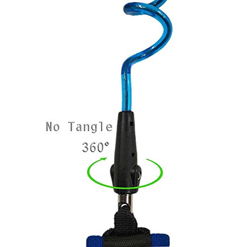 Leash for Toddler,Anti Lost Wrist Link with Safety Lock, ZAXOP Baby Kid Wristband Leash,5 Ft Blue