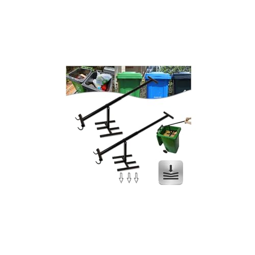 Wastemate Bin Compactor，Waste Recycling Hand Tool，Plate Compactor Trash Can，Household Wastemate Wheelie Bin Compactor，Manual Trash Squasher，Trash Bin Compactor， for 120-660l Wheelie Bins (2)