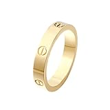 Z.RACLE 4mm Titanium Steel Ring-Lifetime Just For You