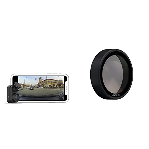 Garmin Dash Cam Mini 2, Tiny Size, 1080p and 140degree FOV, Monitor Your Vehicle While Away w