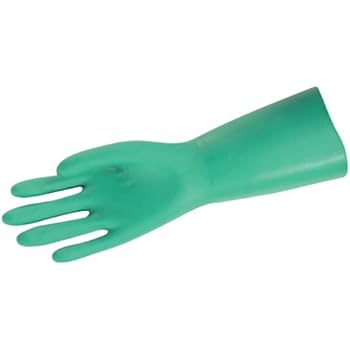 MCR Safety 5311 11 mil Nitri-Chem Nitrile Gloves with Straight Cuff and Textured Grip, Industrial Grade, XX-Large, 1-Pair