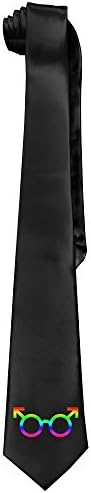 Gay GlassesMen Novelty Necktie Ties Silk Wide Ties Classic 100% Silk Tie Necktie