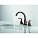 AmnoAmno 35705LF-RB Celice Two Handle Widespread Bathroom Faucet, Venetian Bronze