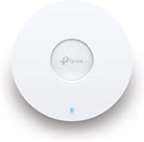 TP-Link EAP690E HD AXE11000 Wi-Fi 6E Quad-Band Ceiling Mount Access Point PoE++ view 1