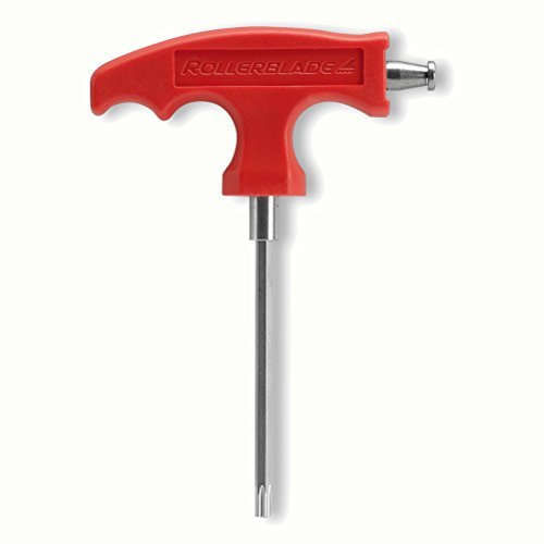 Rollerblade Bladetool Pro for Inline Skates,  Rotate Wheels and Clean Bearings, Red, One Size