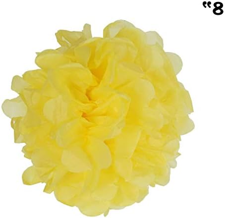 Mikash 12 pcs 8 POM POM Balls Wedding Party Centerpieces Decorations Wholesale | Model WDDNGDCRTN - 8135 |