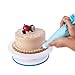 Cake Decorating Kit by Wellmax | Complete Set of Baking Supplies Incl. Pastry Bag and Cake Turntable Stand for Cupcakes | 24pc Russian Piping Tips + Large Selection of Silicone Tools