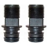 IPW 20381-039 Quad Port Fittings, NPT Threaded Ends, 1/2 in | Water Transfer Hardware, Rv Water Pump Parts, Threaded Port Coupler, Service Replacement Component, Hose Fittings