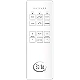 Remote Control Compatible with Serta Motion Perfect 2.0 (New Black 2020 Version-) Replacement for Adjustable Bed- Does NOT Have 6 PINS
