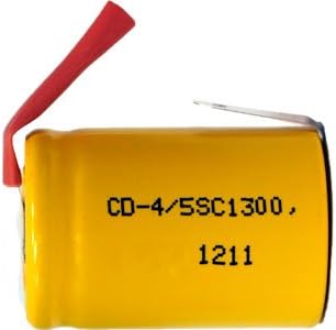 500 Pcs 4/5 Sub-C 1300 Mah Nicd Rechargeable Battery With Tabs