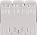 Templeton Three Chamber Compact Soap, Shampoo & Lotion Dispenser, in Shower Wall Mount, Clear
