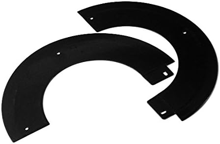 ChimFit 6" Split Angled Rosette Collar Gloss Black for Vitreous Enamelled Flue Pipe Suitable for Solid Fuel