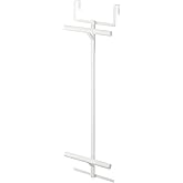 YAMAZAKI Home Tower Backpack Over The Door Hanger for Closet Or Bedroom, Two-Tiered Bookbag Metal Storage Rack, Easy Installa