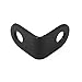 uxcell 16mmx10.5mmx16mm 90 Degree Metal Angle Brackets Corner Braces Black 10pcs