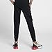 NIKE Sportswear Girls' Pants, Black/White, Large