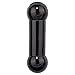 Black Basic Acrylic Tongue Ring Barbell 6G 5/8