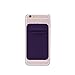 Phone Card Holder, Bagent Stick on Lycra Credit Card ID Wallet Cases Pouch Pocket Sleeves for iPhone, Android and all Smartphones (Purple)