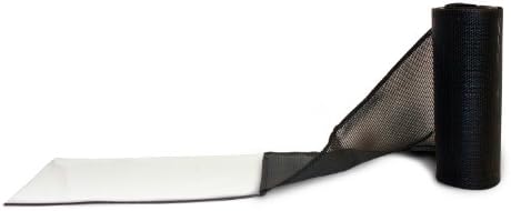 Aleco 400707 Airflex Polyester Insect Barrier Replacement Strip, Black Mesh, 7' Length x 8" Width