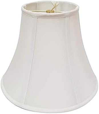white bell lamp shade