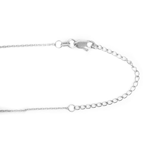 14k White Gold 3 Inch Chain Necklace Extender Pricepulse